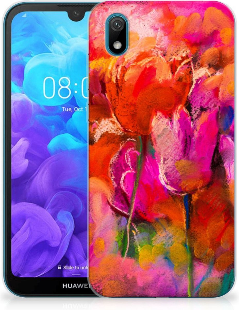 Hoesje maken Huawei Y5 (2019) Tulips