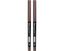 Foto: 2 stuks pupa milano made to last definition eyes oogpotlood voordeelpak 201 bon ton brown