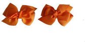 Jessidress Haarclips met Kleine strikjes - Oranje