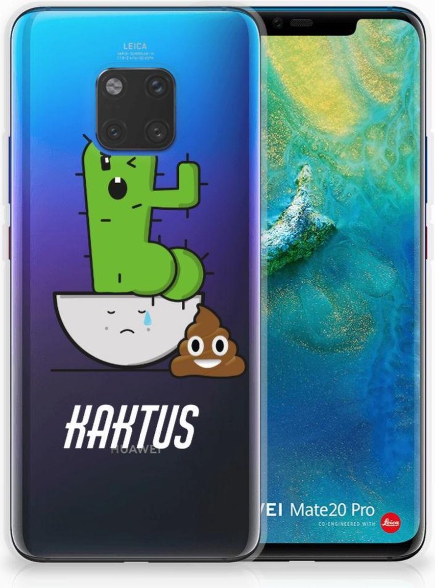 Huawei Mate 20 Pro Telefoonhoesje met Naam Cactus Poo