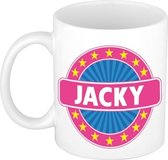 Jacky naam koffie mok / beker 300 ml  - namen mokken