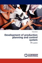 Development of production planning and control system