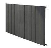 Eastbrook Peretti Design radiator horizontaal aluminium mat antraciet 60x104cm 2121 watt