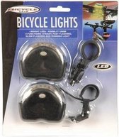 Bicycle gear - Fietsverlichting - LED - Batterij - Transparant/Zwart