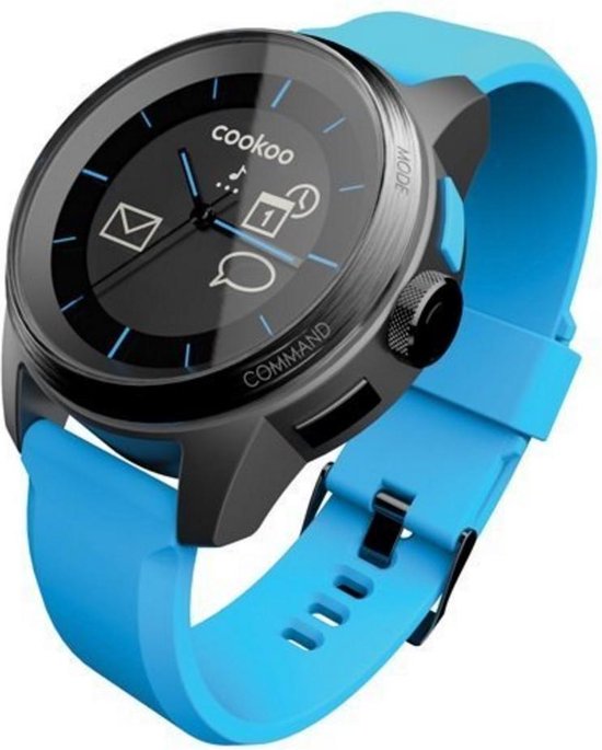 Cookoo Watch smartwatch Blauw met siliconen band bol
