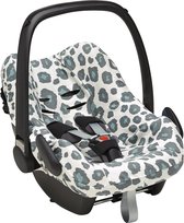 Meyco autostoelhoes groep 0 - Panter stone green