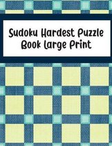 Sudoku Hardest Puzzle Book Large Print
