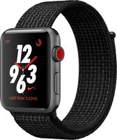 Apple Watch Nike+ GPS + Cell 42mm space grijs alu case