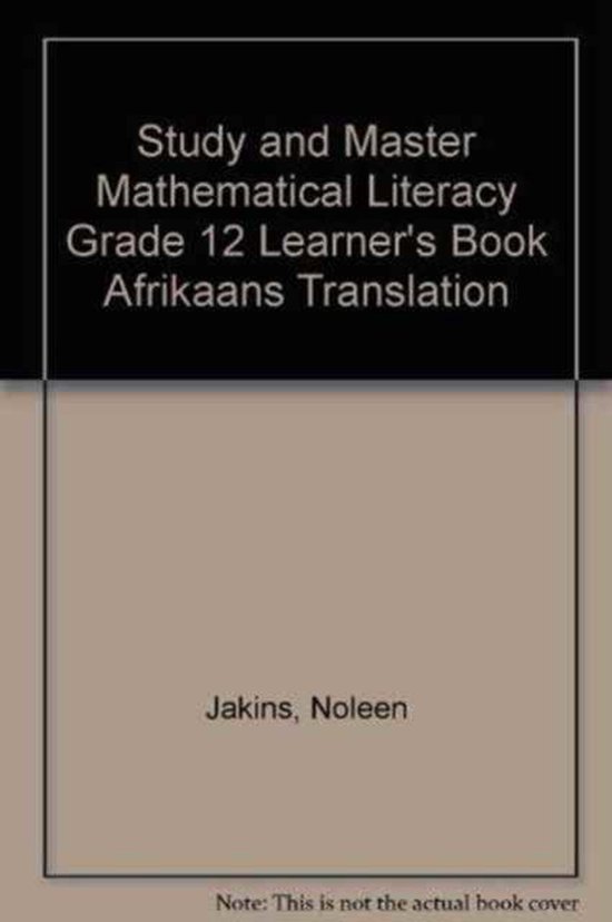 Study And Master Mathematical Literacy Grade 12 Learner s Book 
