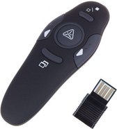 Draadloze Wireless USB Presenter Met Laser Pointer - PowerPoint Afstandsbediening - Grijs/Zwart