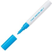 Pilot Pintor Lichtblauwe Verfstift - Fine marker met 1,0mm schrijfbreedte - Inkt op waterbasis - Dekt op elk oppervlak, zelfs de donkerste - Teken, kleur, versier, markeer, schrijf, kalligrafeer…