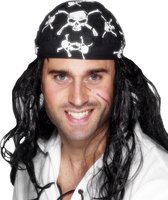 Dressing Up & Costumes | Costumes - Pirate - Pirate Bandanna, Skull And Crossbon