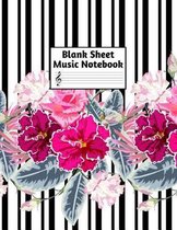 Blank Sheet Music Notebook