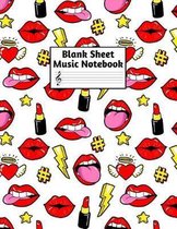 Blank Sheet Music Notebook