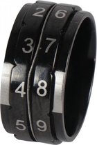 KnitPro Toerenteller ring maat 10 - 19,8mm - zwart.