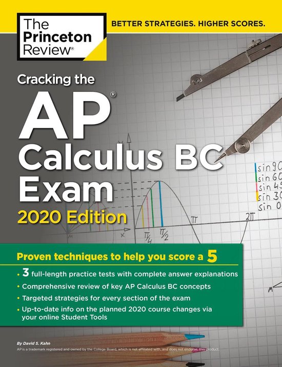 Cracking the AP Calculus BC Exam, 2020 Edition 9780525568162 The