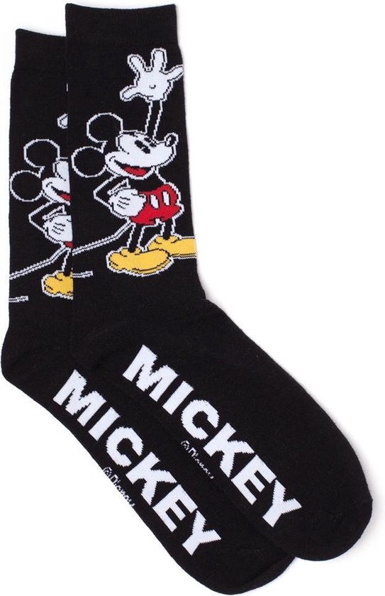 moeilijk tevreden te krijgen ernstig Kind Disney Sokken -39/42- Mickey Mouse Waving Zwart | bol.com