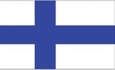 Finse vlag 90 x 150 cm - Feestdecoratievoorwerp