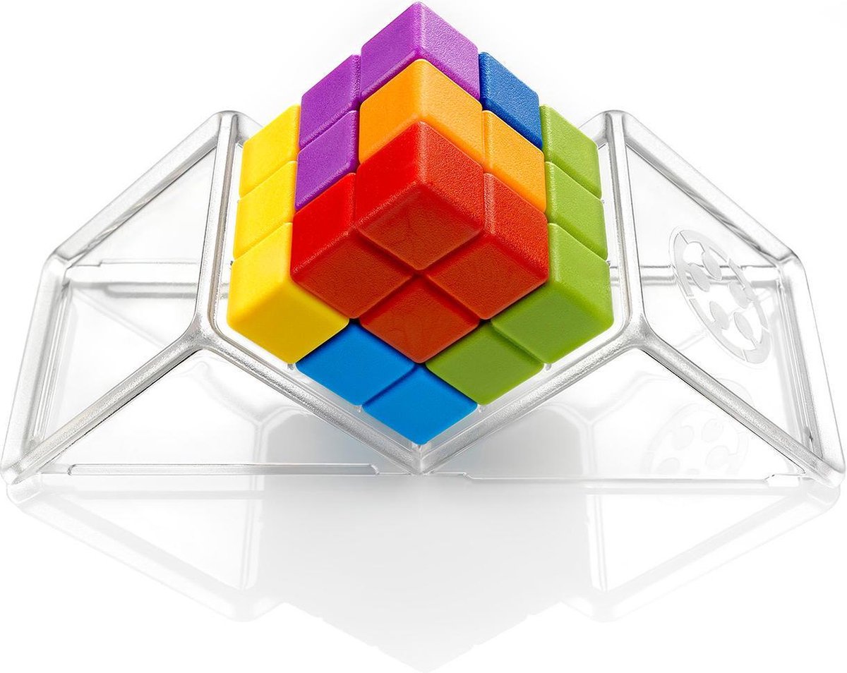 SmartGames Cube Puzzler Go - 3D Logisch Denkspel - 80 Educatieve Kubus Uitdagingen - IQ Breinbreker & Compact Reisspel - Vanaf 8 Jaar — afbeelding 3