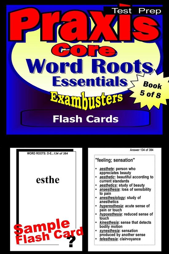 Exambusters PRAXIS Core 5 - PRAXIS Core Test Prep Word Roots ... - cover