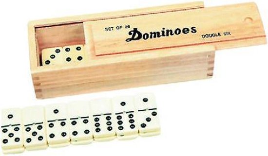 Afbeelding van het spel Domino Dubbel 6 In Kist