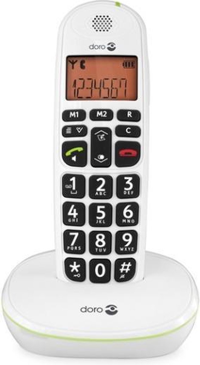 Doro PhoneEasy 100W - Single DECT telefoon - Wit