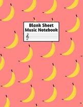 Blank Sheet Music Notebook