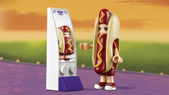 Pretpark hotdog-wagen