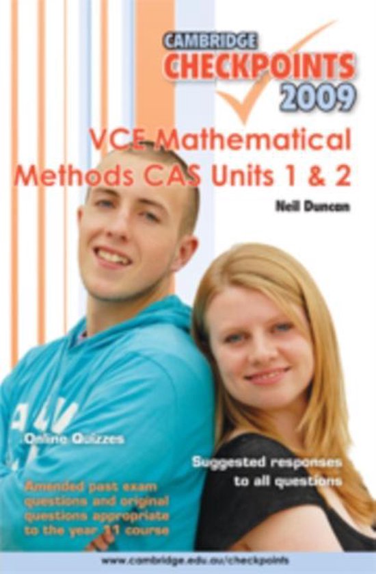 Cambridge Checkpoints Vce Mathematical Methods Cas Units 1&2, Neil Duncan