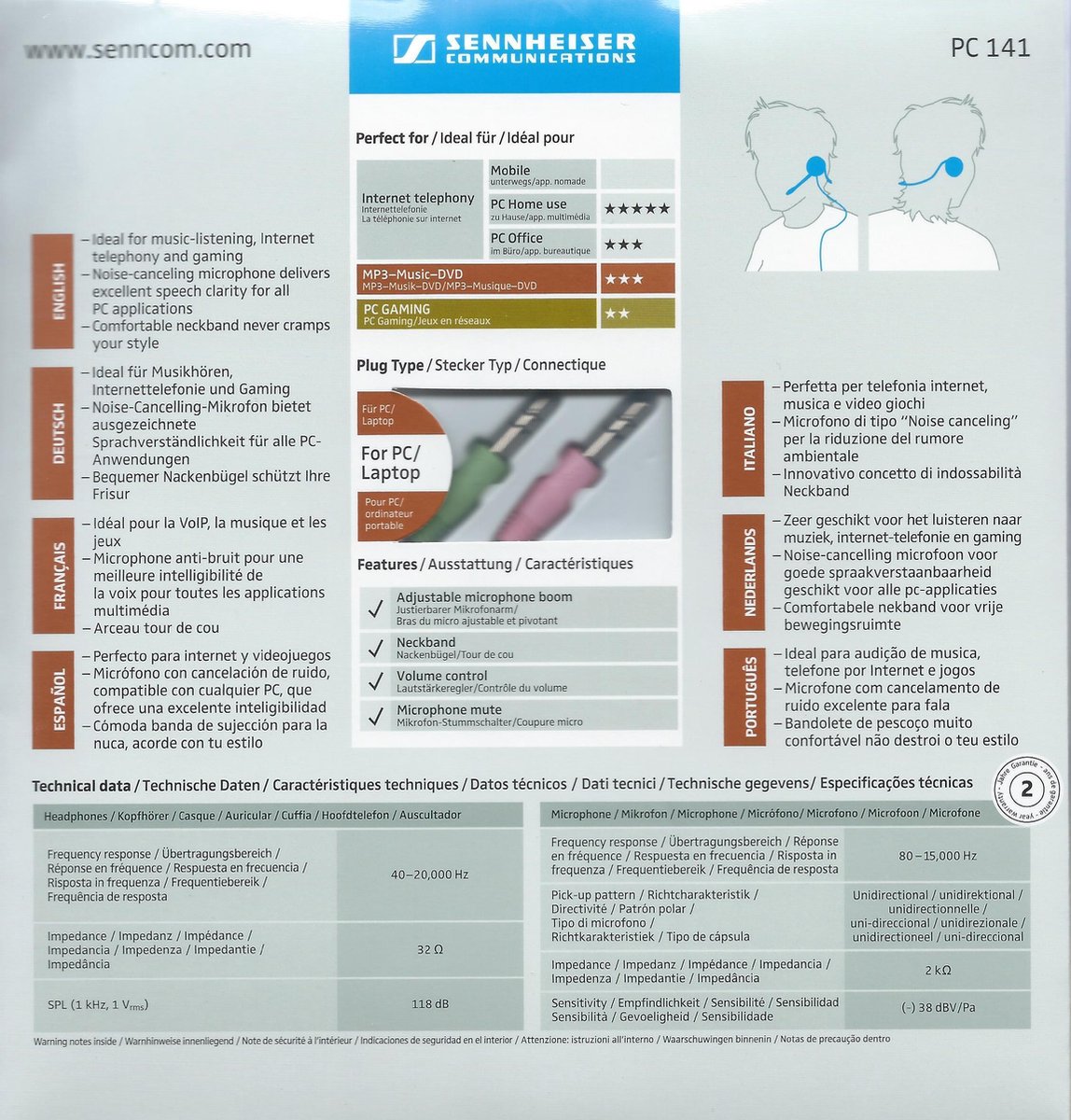 Sennheiser pc cheap 141