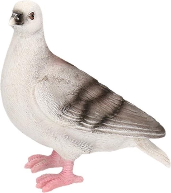 Gezichtsveld Forensische geneeskunde Strikt Dierenbeelden grijze duif- Decoratie beeldje duif grijs 20 cm | bol.com