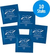 Glyde Ultra Blauwe Bes- 10 Condooms Geen