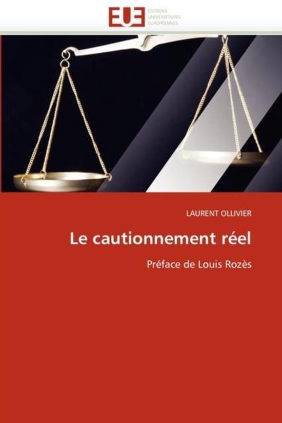 Le cautionnement réel - cover