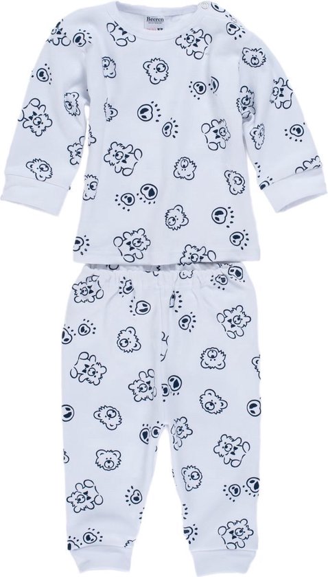 Beeren Bodywear Pyjama Bear unisexe - Blanc - Taille 50/56