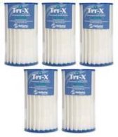 5-pack HotSpring Spa Tri-X filters de beste originele filters voor uw HotSpring Spa, filtreren beter, zijn eenvoudiger schoon te maken, gaan langer mee dan papieren filters.