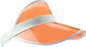 Oranje zonneklep petje/hoedje transparant - Carnaval/koningsdag verkleed hoeden