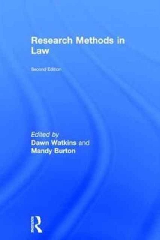Research Methods in Law - cover