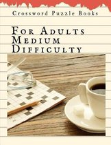 Crossword Puzzle Books For Adults Medium Difficulty
