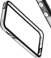 Apple iPhone 6 Plus / 6s Plus Siliconen Bumper Cover Zwart Transparant