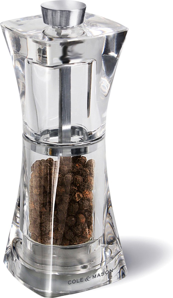 Cole & Mason - Crystal Pepper Mill 12.5 cm