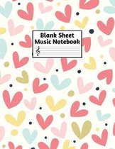 Blank Sheet Music Notebook