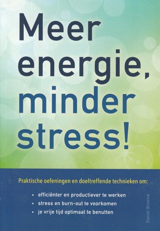 Meer energie, minder stress - cover