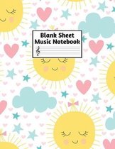 Blank Sheet Music Notebook