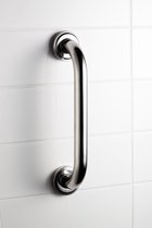 Allibert USIS poignée pour bain ou douche - acier inoxydable - chrome - largeur 25 cm