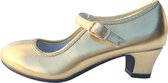 Elsa & Anna schoenen goud - Spaanse Prinsessen schoenen - maat 24 (binnenmaat 16 cm) bij verkleed jurk