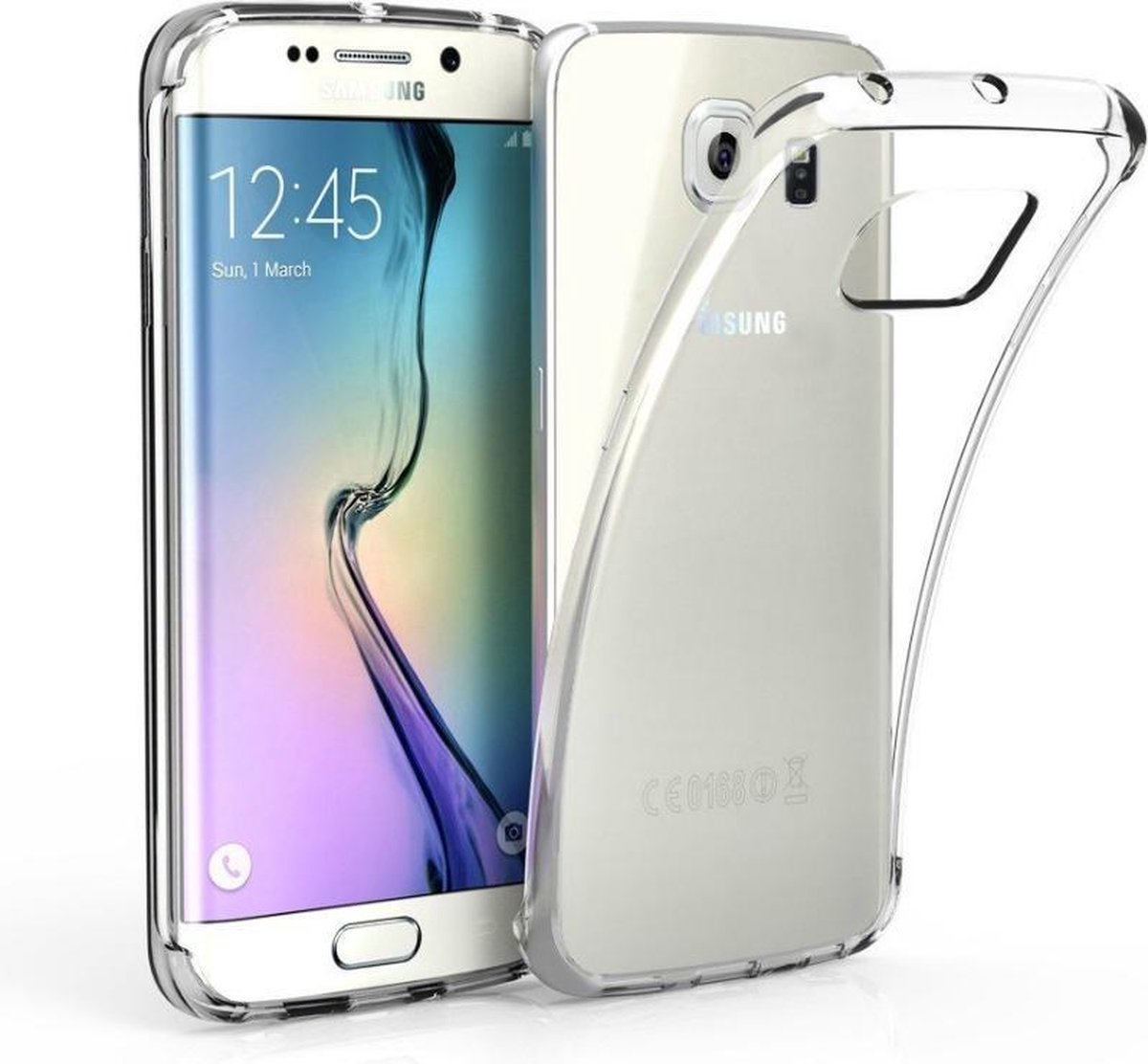 Samsung Galaxy A5 2016 A510 Hoesje - Dubbelzijdig TPU Case 360 Graden Cover - 2 in 1 Case ( Voor en Achter) Transparant