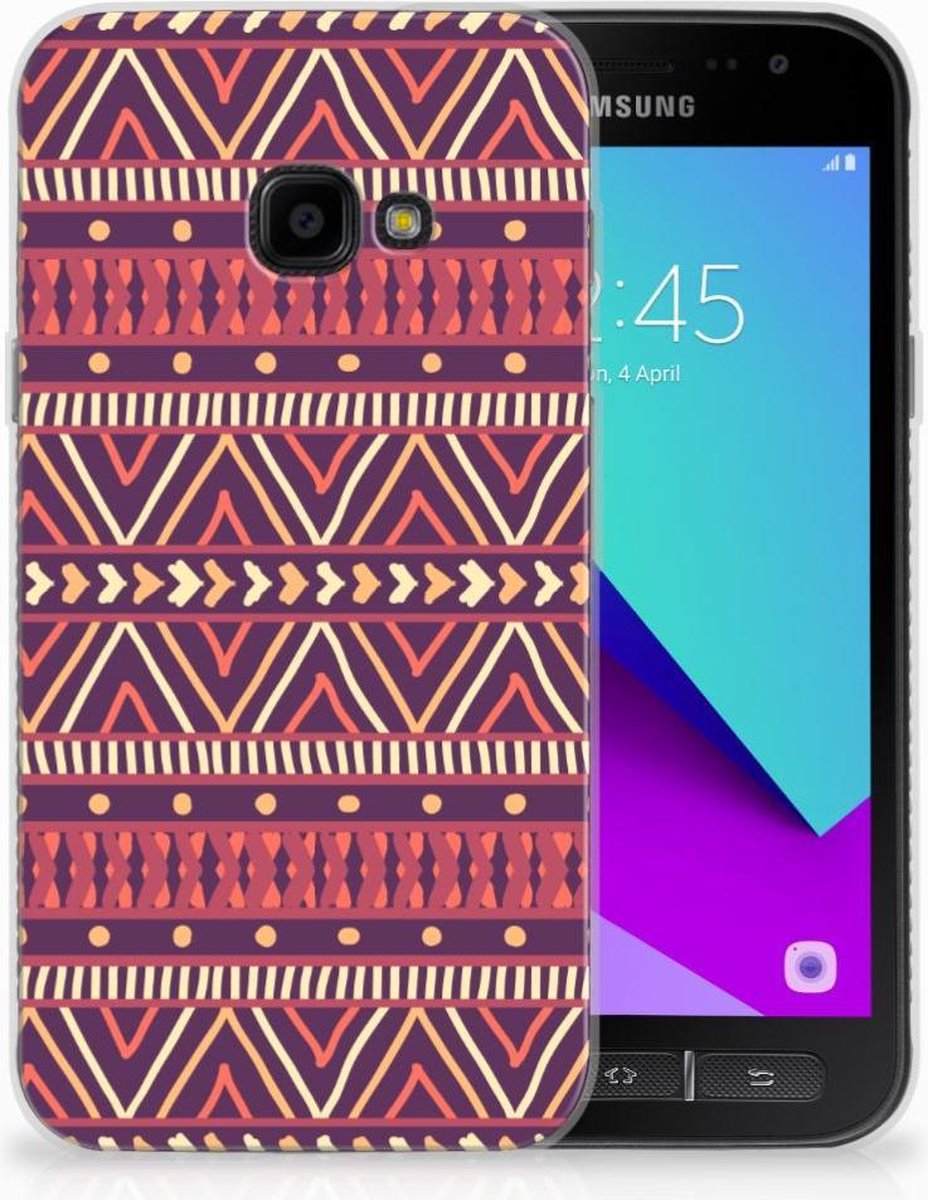 Samsung Galaxy Xcover 4 | Xcover 4s TPU bumper Aztec Paars
