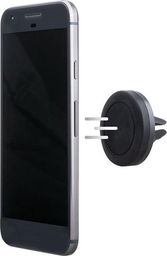 bol.com | Shop4 - iPhone 6 / 6s Autohouder Magnetische Ventilatierooster  Houder Zwart