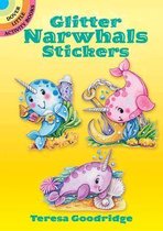 Glitter Narwhals Stickers