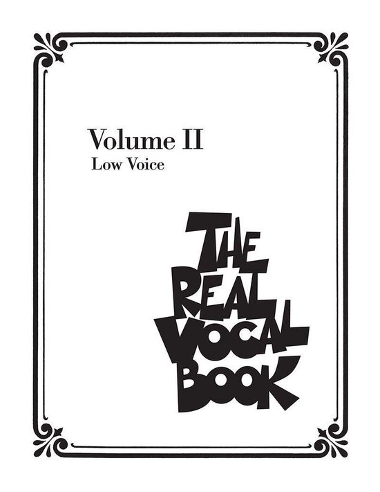 The Real Vocal Book - Volume II (Songbook) - cover